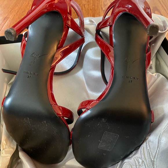 Red Giuseppe Zanotti heels size 37 - Picture 3 of 7